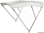 Preview: Edelstahl Bimini Top Osculati 245-255cm Breite
