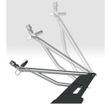 Preview: Monster Tower HS-1 Wakeboard Tower Farbe silber