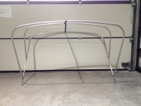 Preview: Bimini Gestänge niedrig mit 3 Stangen Breite 200cm