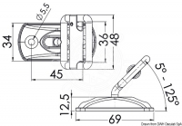 Preview: Halterung/Schnalle für Riemen
