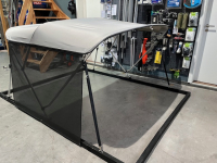 3 Stangen Bimini Top Deluxe Alu 200-213cm Breite