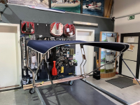 Bimini für Geräteträger "Schlauchboot" Stoff aus Sunbrella