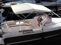 Preview: 3 Stangen Bimini Top Light 210-220cm Breite 115cm Höhe