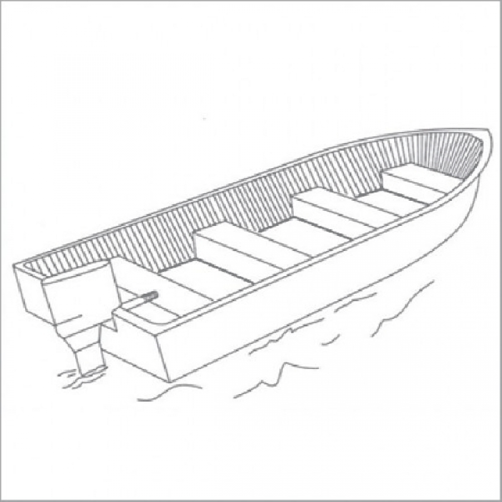 Ruderbootpersenning Länge bis 4,44 Meter