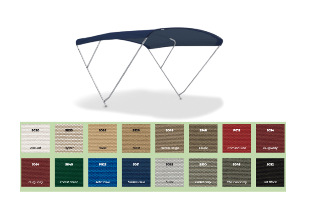 Bimini Top "Maier" 185cm ±10cm Breite