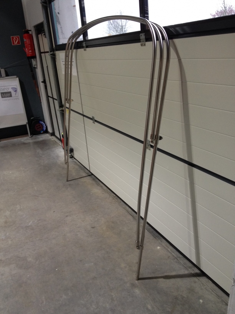 Bimini Gestänge mit 3 Stangen Breite 240cm