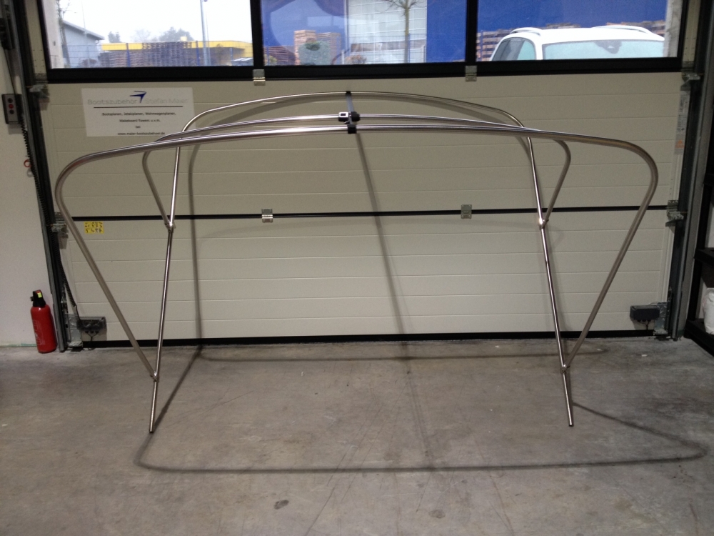 Bimini Gestänge mit 3 Stangen Breite 210cm
