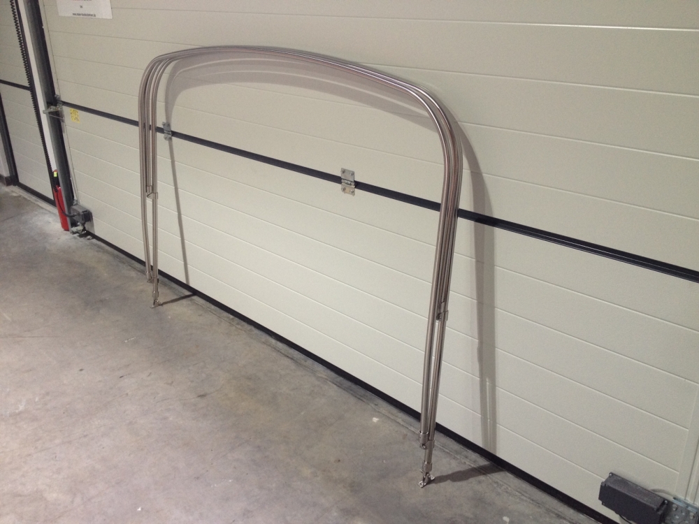 Bimini Gestänge niedrig mit 3 Stangen Breite 210cm