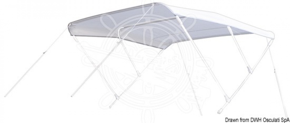 3 Stangen Bimini "Shade Master" Breite 160/180