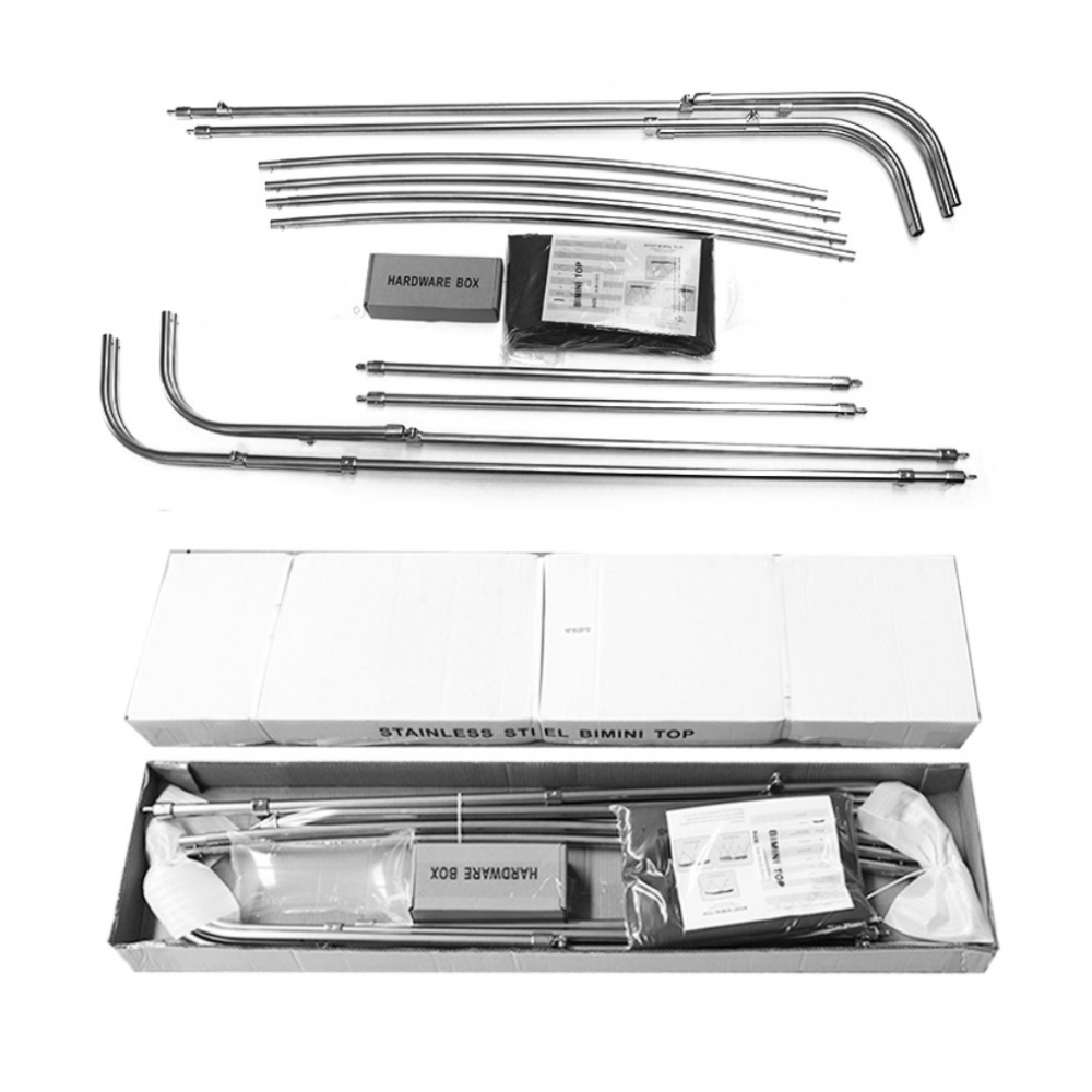 4 Stangen Bimini Top Deluxe 170-182cm Breite