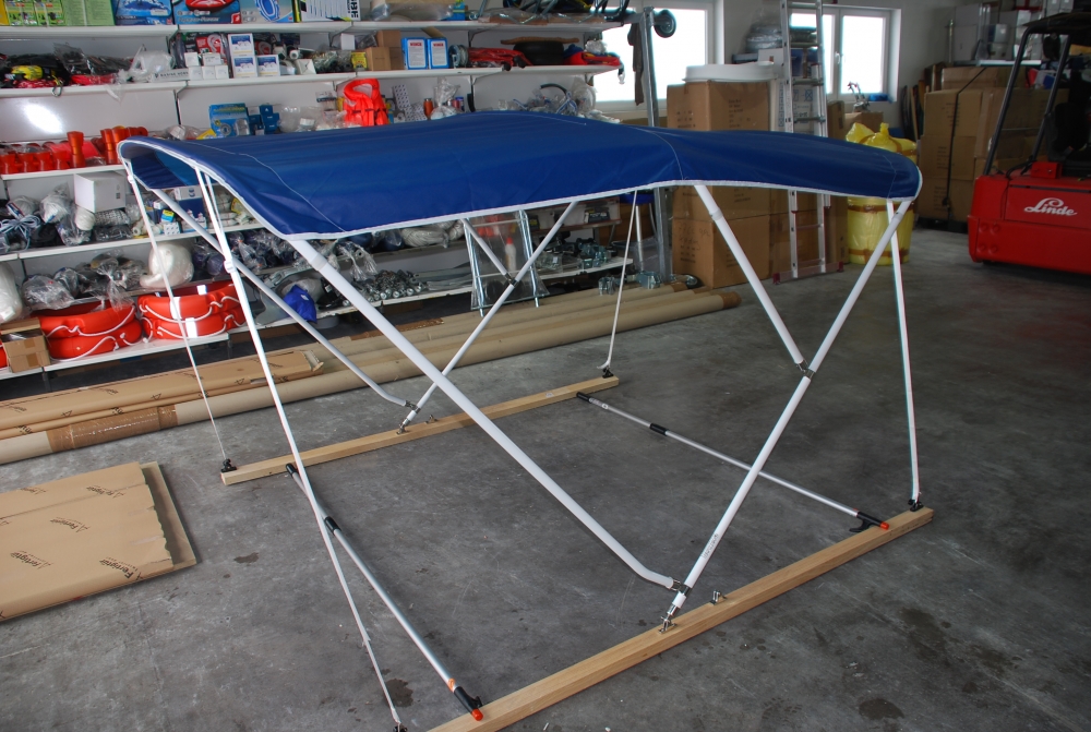 3-Stangen Bimini Top Breite 230-244cm