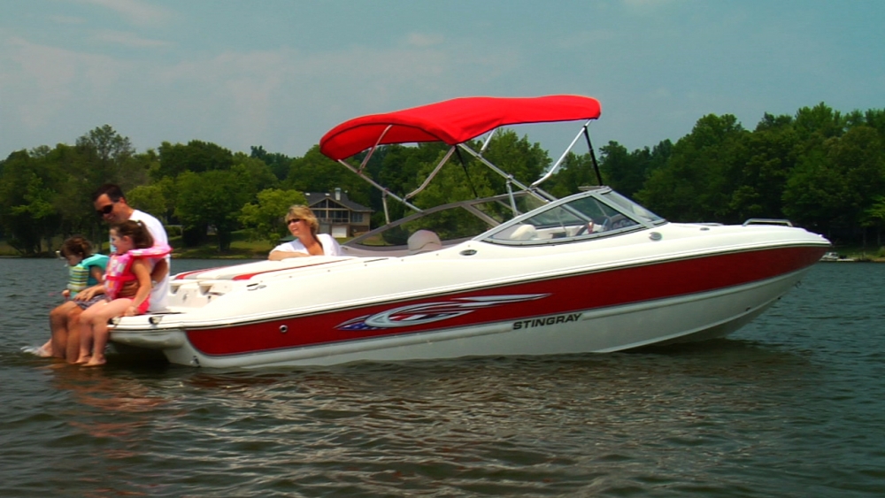 3 Stangen Bimini "Carver" Höhe 76cm Breite 155-169cm