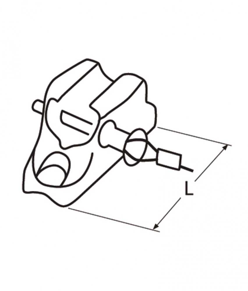 Verdeckbeschlag für Kugelkopf, konkav