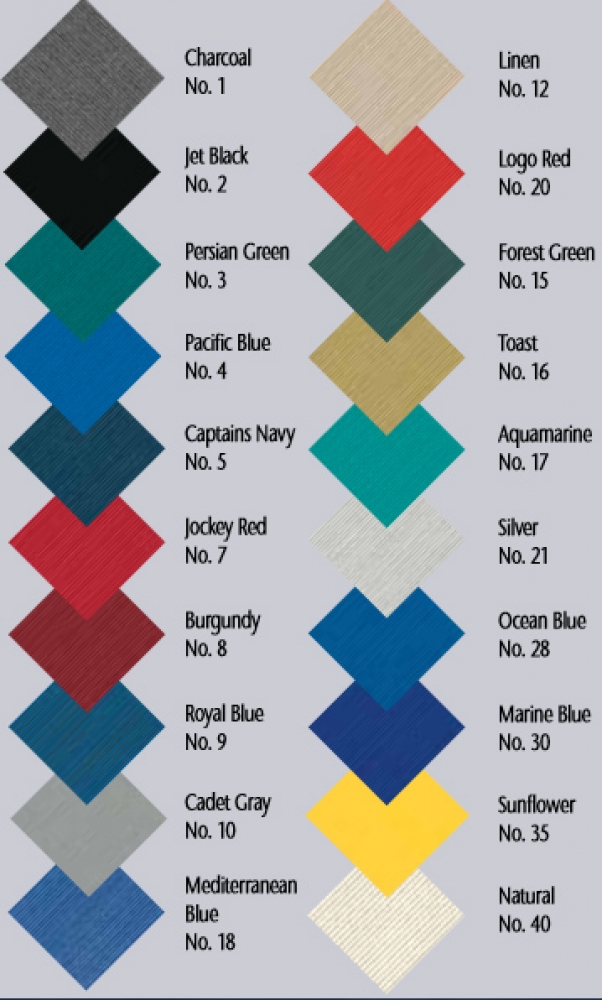 3 Stangen Edelstahl Bimini "Carver" Höhe 90cm Breite 170-182cm