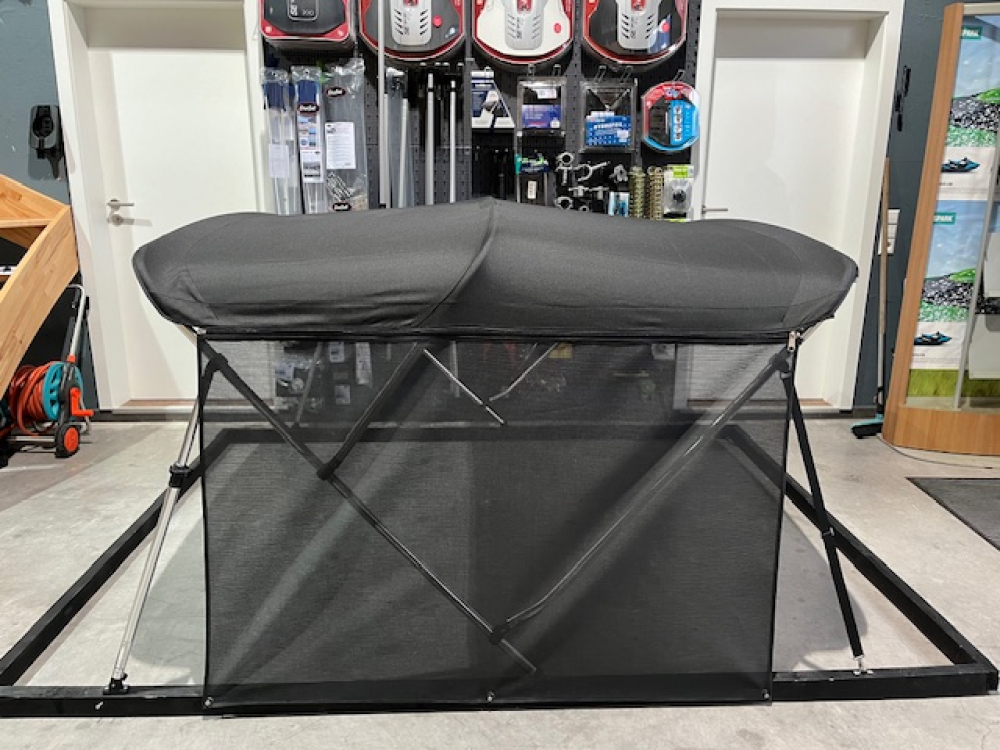 3 Stangen Bimini Top Deluxe Alu 200-213cm Breite