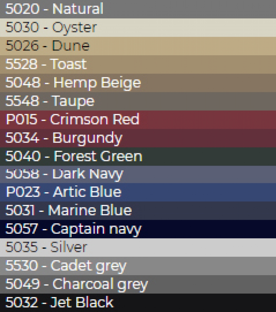 Bimini mit Geräteträger "Strange". Breite 170cm