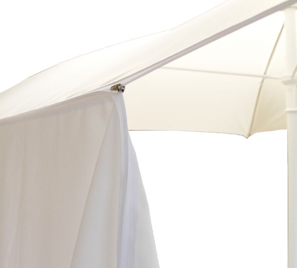 Sonnenschirm Sunny Boy mit Seitenteilen Farbe blau