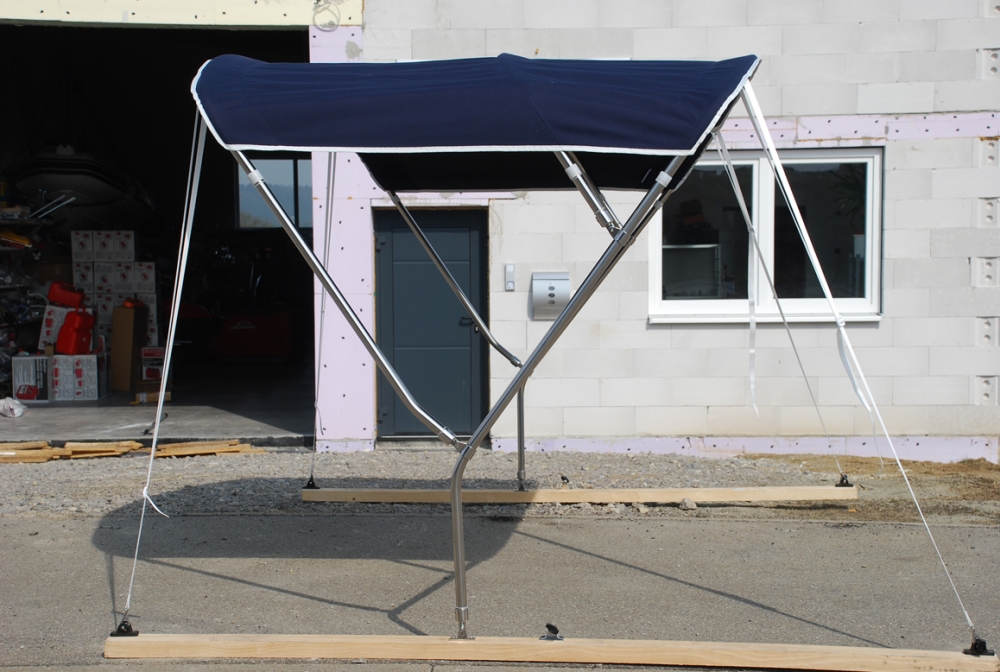 3-Stangen Bimini Top Segelboot