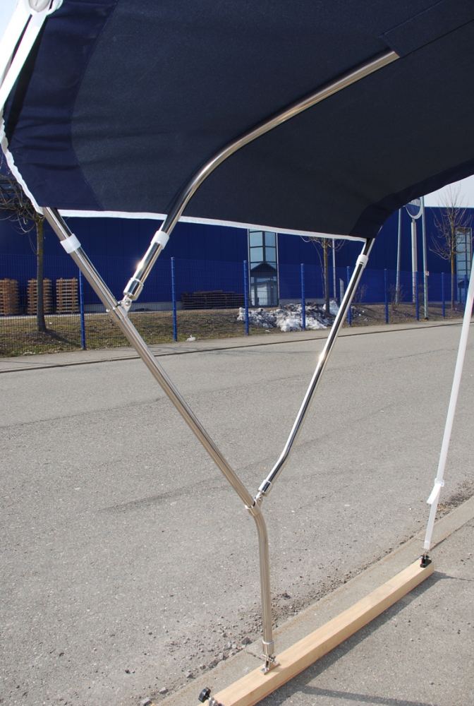 3-Stangen Bimini Top Segelboot