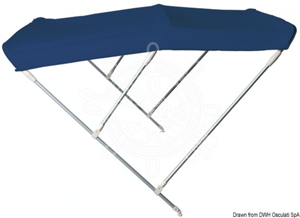 3 Stangen Bimini Top Light 175-185cm Breite 115cm Höhe