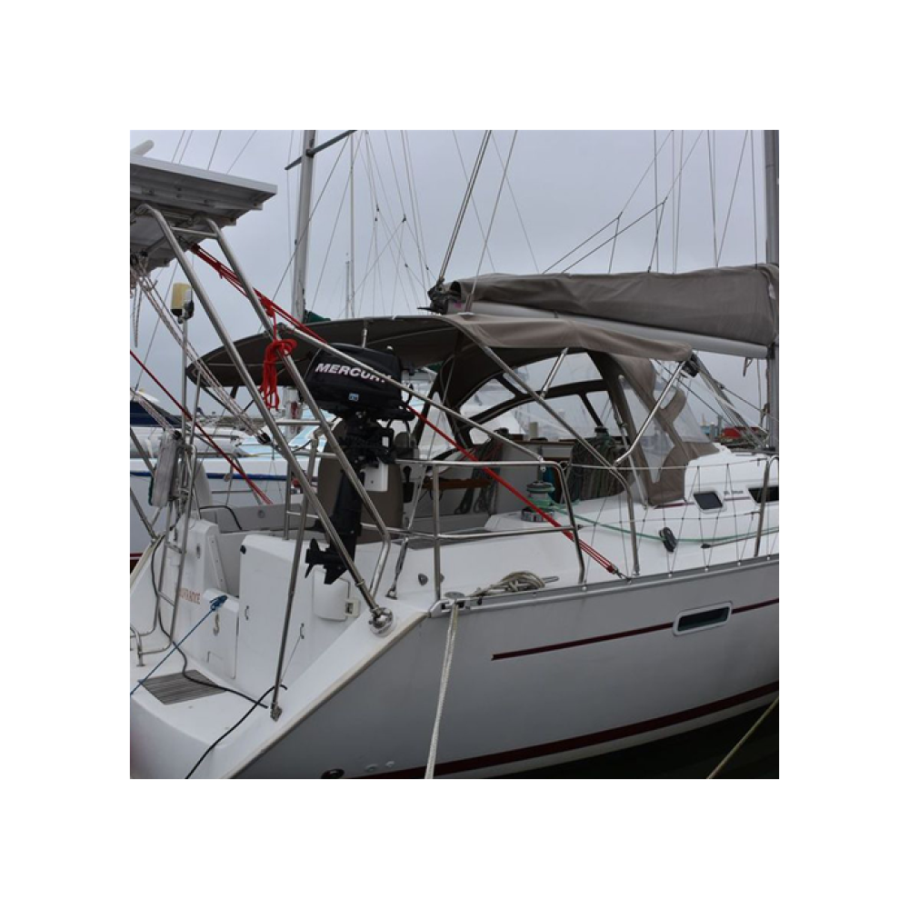3-Stangen Bimini Top Segelboot