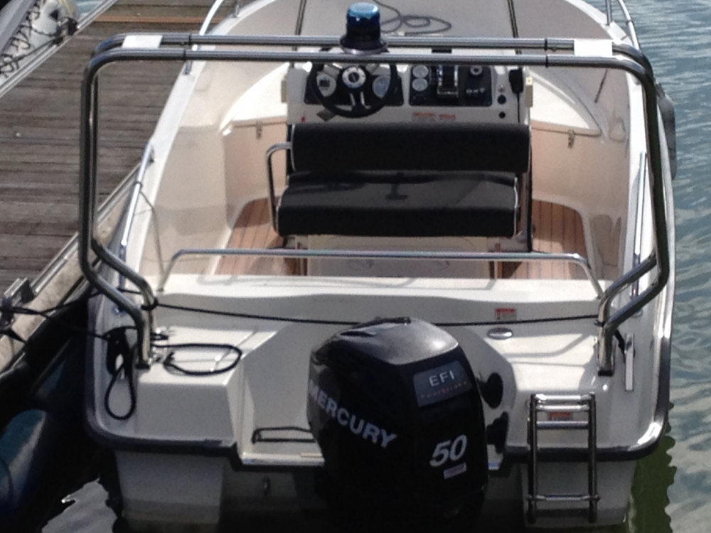 Geräteträger Ø40mm 125-180cm Montagebreite, für Schlauchboote