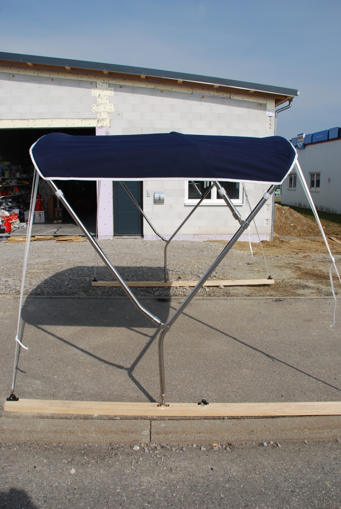 3-Stangen Bimini Top Segelboot
